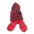 thumbnail image 2 of Dog Winter Coat, Pet Warm Clothes Padded  For Small Dogs Red XL, 2 of 8