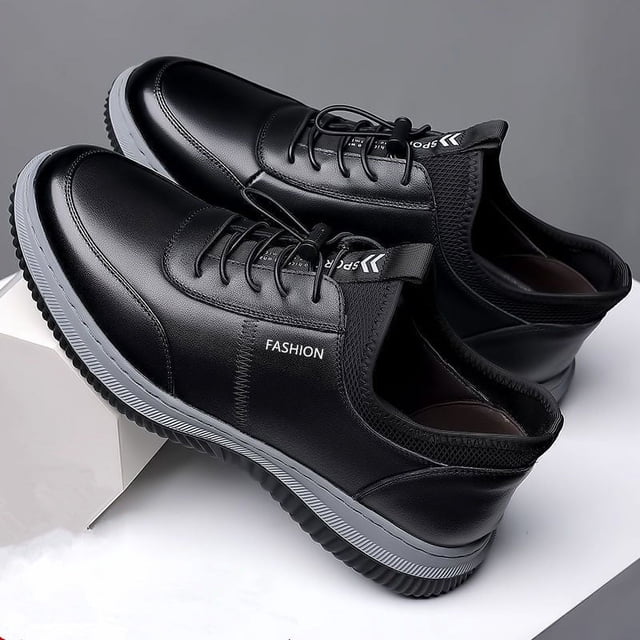 Zapatos de Hombre de Algodón Único Opcional Zapatos de Cuero Casuales para Hombres Zapatos de Algodón Transpirables para Hombres Zapatos de Tablero de Superficie Suave con Parte Inferior Suave para