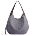 thumbnail image 1 of Los bolsos de lona sencillos son elegantes y versátiles., 1 of 5