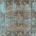 thumbnail image 1 of Ahgly Company Indoor Square Persian Light Blue Traditional Area Rugs, 8' Square, 1 of 4