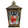 thumbnail image 4 of Linterna colgante con luz LED para decoración navideña, luz nocturna navideña, versátil Papá Noel marrón, 4 of 9