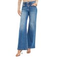 thumbnail image 2 of RISEN High Rise Wide Leg Jenas with Front Yoke and Heart Back Pocket, 2 of 3