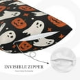 thumbnail image 3 of Halloween Pillow Covers 12 X 20 Inch Set of 2 Ghost Pumpkin Throw Pillow Covers Orange and Black Cushion Cases Farmhouse Decorative Outdoor Pillow Covers for Couch Home Sofa Living Room, 3 of 5