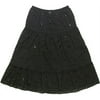 Metro7 - Women's Plus Sequined Embroidery Skirt
