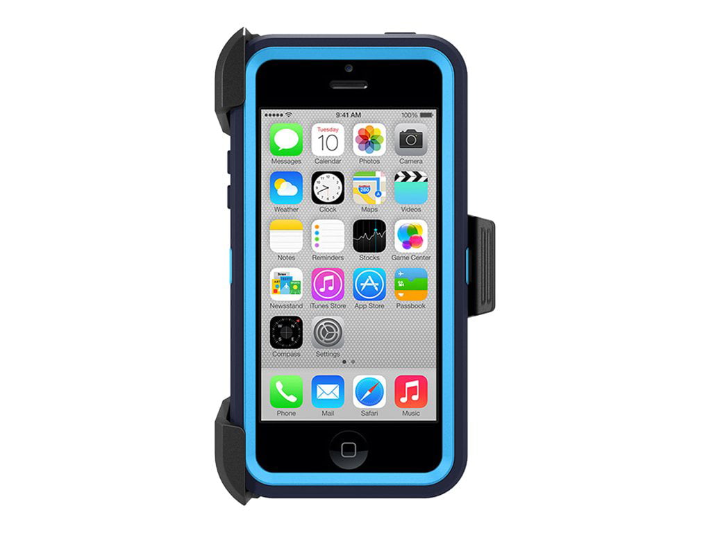 Vrijgevig daarna Pelmel OtterBox Defender Series Apple iPhone 5c - Protective cover for cell phone  - polycarbonate, rubber - horizon - for Apple iPhone 5c - Walmart.com