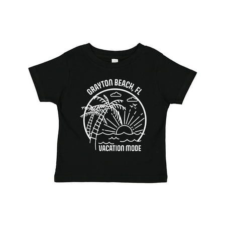 

Inktastic Summer Vacation Mode Grayton Beach Florida Gift Toddler Boy or Toddler Girl T-Shirt