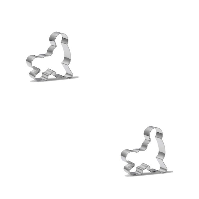 Ounissouiy Molde para galletas resistente al desgaste, molde para rebanar galletas, modelado de pasteles, herramienta para hornear Tipo 2 2Conjunto