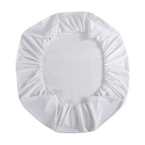 Dademeo Clearance Under 25 Mattress Encasement Cloth Mattress Protector,Waterproof Mattress Cover Queen,Deep Pocket Fitted Sheet with Elastic Rubber Band,Washable and Easy Care White 74.8×14.1inch