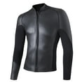 thumbnail image 2 of Traje de buceo con esnórquel, chaqueta superior, traje húmedo, traje de neopreno Anti- de manga negro brillante Zulema Traje de neopreno para mujer, 2 of 8