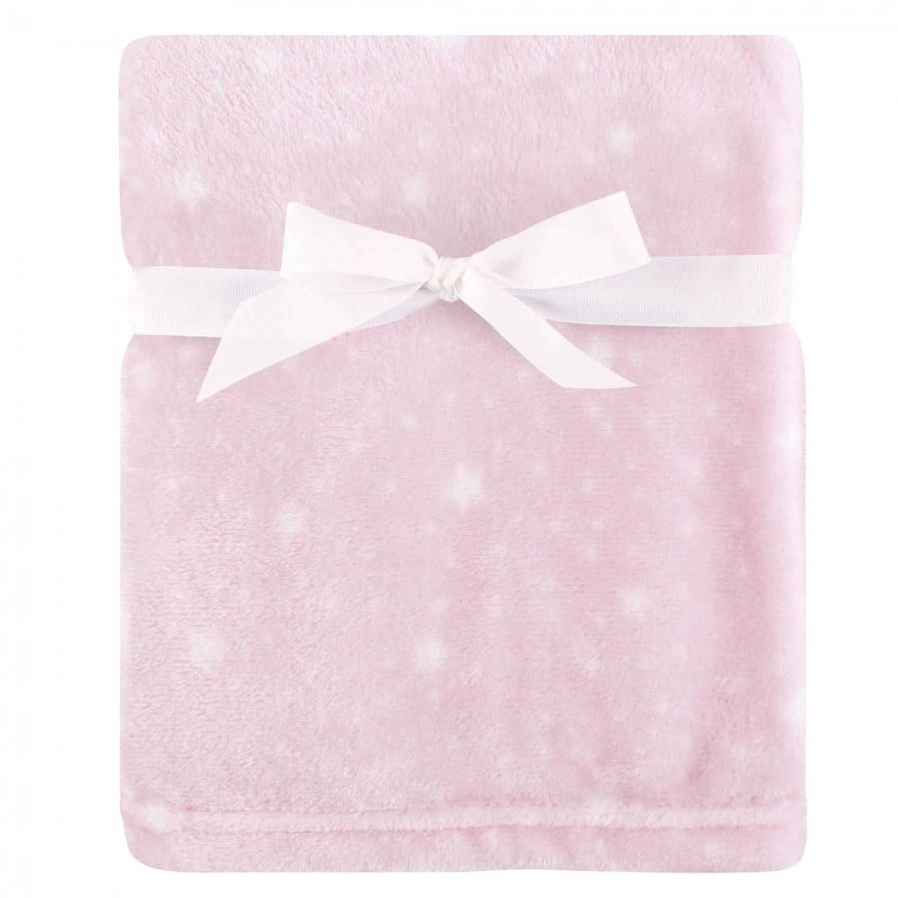 Hudson Baby Infant Girl Plush Blanket with Toy, Pink Unicorn Toy, One Size