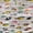 Multicolor Gray White, variant on Erosebridal Cartoon Fish Twin Quilt Set, Cute Wildlife Twin Coverlet Set, Black Reversible 2-Piece, 1 Bedspread and 1 Pillowcase