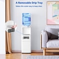 thumbnail image 6 of KNDKO Water Dispenser with Ice Maker,Top Loading Hot & Cold Water Cooler for 5 Gallon Bottles,33LBS/24H Bullet Ice Maker Output,Child Safety Lock,Ideal for Home,Office,Garage - White, 6 of 7