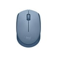 thumbnail image 2 of Logitech M170 Wireless Mouse, Ambidextrous, Blue Gray - Mouse - right and left-handed - optical - 3 buttons - wireless - 2.4 GHz - USB wireless receiver - blue/gray, 2 of 8