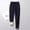 Navy, variant on HUPOM Medieval Pants Womens Pants Compression High Waist Rise Long Wide-Leg XS
