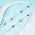 thumbnail image 3 of CACA LADY Birthstone Anklet Bracelets for Women 925 Sterling Silver Heart Birthstone Anklet Bracelet Birthday Anniversary Jewelry Best Mother's Day for Women Wife Her, 3 of 5
