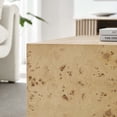 thumbnail image 2 of Cosmos 36" Square Burl Wood Coffee Table, 2 of 9