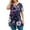 Purple, variant on TQWQT Plus Size T Shirts for Women Loose Fit Going Out Shirts Crewneck Short Sleeve Floral Print Blouses Summer Casual Tunic Tops White 2XL