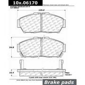 Centric Parts - Ceramic Pads