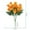 Orange, variant on Artificial Chrysanthemum Flower Silk Faux Floral Stem for Home Wedding Garden Party Decoration Realistic 14 Inch Yellow