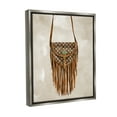 thumbnail image 4 of Stupell Industries Boho Designer Purse Beauty & Fashion Painting Gray Floater Framed Canvas Art Print Wall Art, 17 x 21, 4 of 10