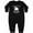 AB-Black, variant on The Lord is My Shepherd Psalm 23 Baby Fleece Romper