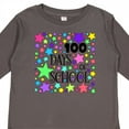 thumbnail image 4 of Inktastic 100 Days of School Pastel Stars Boys or Girls Long Sleeve Toddler T-Shirt, 4 of 5