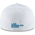 thumbnail image 4 of Men's New Era White Los Angeles Rams Omaha Low Profile 59FIFTY Fitted Hat, 4 of 5