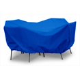 thumbnail image 1 of KoverRoos O4242 Weathermax Ensemble de Salle à Manger Table Ronde 60 Po, Bleu Pacifique - 78 Dia x 38 H Po, 1 of 1