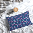 thumbnail image 3 of Salouo Plants And Flamingos Pattern Pillow Cases,1PC Pillow Covers with Envelope Closure Decorative Pillow Case for Bed Couch,Pillows Not Included-16"x24", 3 of 6