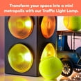 thumbnail image 6 of Kicko Traffic Light Lamp - Plug-in, Blinking Triple Sided, 12.25 Inch - for Kids Bedrooms, Decorations, Parties, Celebrations, Props, and, 6 of 9