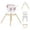 Pink, variant on Evolur Ann Beechwood 4-in-1 Highchair