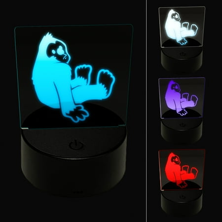 

Bigfoot Sasquatch Sitting Cryptozoology LED Night Light Sign 3D Illusion Desk Nightstand Lamp