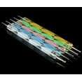 thumbnail image 3 of Double Ended Pen Set for Dotting and Marbleizing Designs with Five Colorful -Function Tools 5PCS, 3 of 6