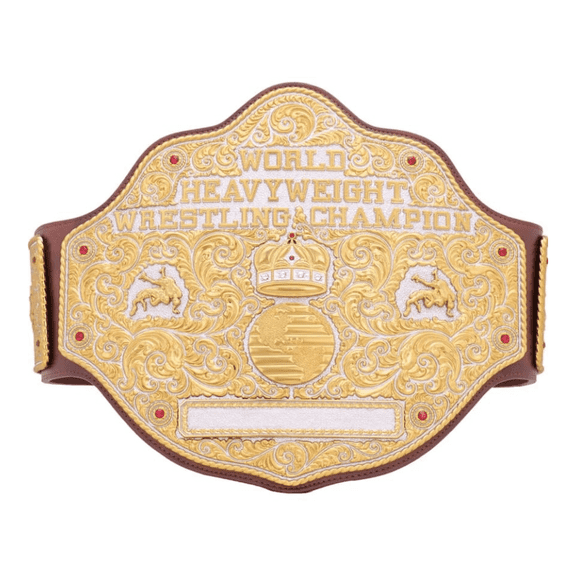 Well Perform BGD Brown Belt Adult Size - Title Belt Replica - 5mm Leather Straps - Fan Gift