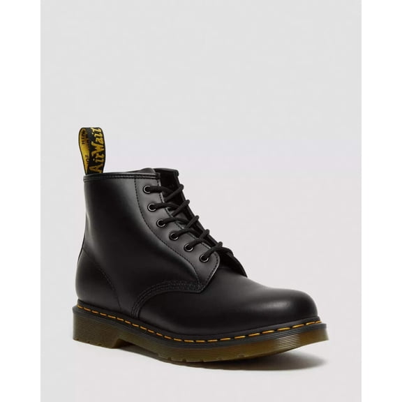 Dr. Martens 101 26230001 Boots Men's US 14 Black Leather Round Toe Ankle JOBB401