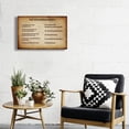 thumbnail image 2 of Ten Commandments Wall Art Framed Prayer Poster Vintage Ten Commandments Canvas Painting Bible Quotes Wall Decor Christian Artwork Scripture Pictures for Bedroom Framed 12x18 inch, 2 of 5
