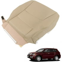 EPOTOOR Driver Tan Bottom Seat Cover Leather Replacement for 2007-2012 Acura