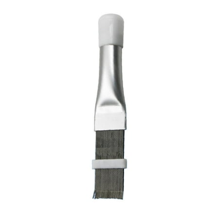 

Weijiyouyu Condenser Comb Stainless Steel Fin Comb Brush For Air Conditioner Cooling Straightening Cleaning Tool (Silver)