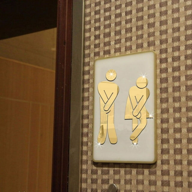 Injueey 2 pegatinas de pared hechas de ABS, no tóxicas y resistentes al desgaste para un baño con textura suave de alta gama Juegos de accesorios de baño Oro