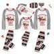thumbnail image 1 of Pijamas familiares a juego de Navidad, conjunto de pijama de Dachshund a través de la nieve, Tops rojos, pantalones de reno, 2023, 1 of 3