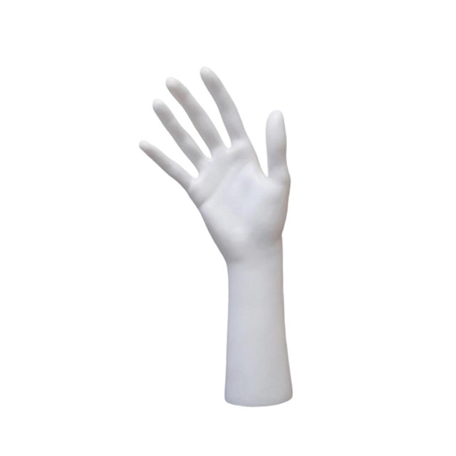 Xingzhi Mannequin Hand Jewelry Display Holder Support Hand Shop Chain for Model White 25.5cm 1Set