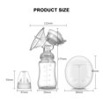 thumbnail image 2 of Extractor de Leche Electrico Breast Pump Extractor de Leche Materna Electrico con Botella de Almacenamiento de Leche Materna Bolsas para Leche Materna Con Cojín de Calor Frío（Blanco） ShuxiuWang 9024715980373, 2 of 4