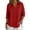 A1_Red, variant on Women Oversized Henley Collared V-Neck Cotton Linen Polo Shirts Long Sleeve Work Blouse Cotton Linen Work Tops V Neck Collared Tops Plain Shirts Lightweight Tunic Blouse Light Blue L