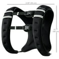 thumbnail image 3 of Soozier 11 lbs Weighted Vest, Weight Vest with adjustable Straps, 3 of 10