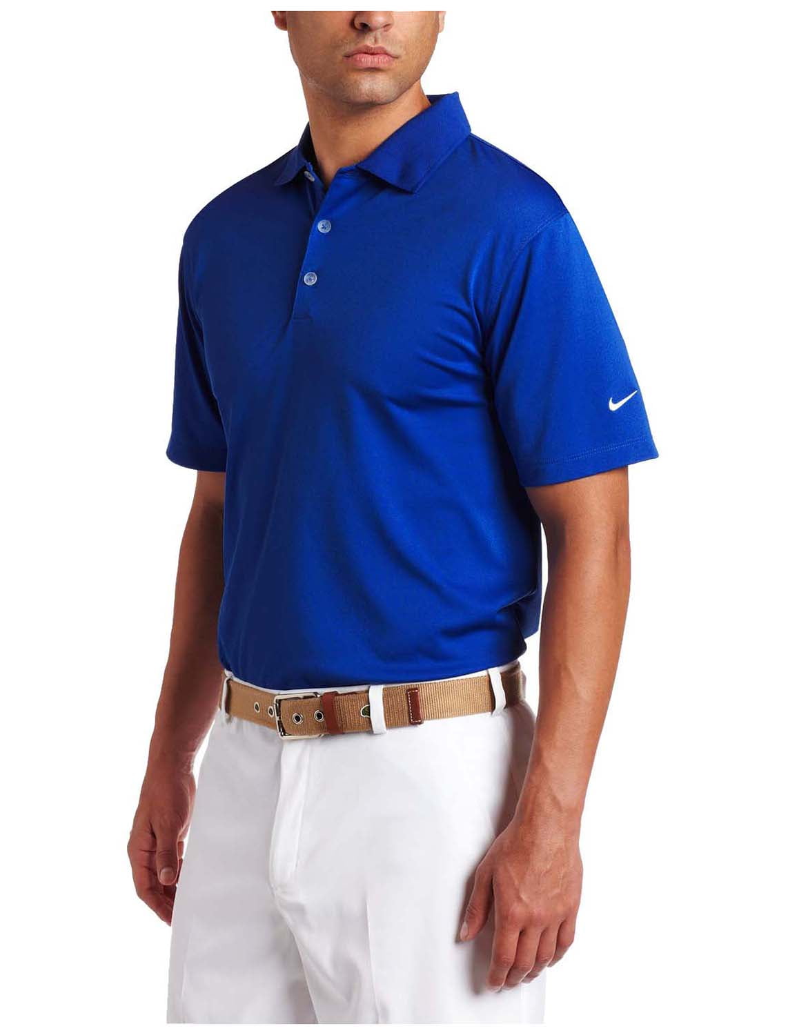 Nike Men's Dri-Fit Stretch UV Tech Golf Polo Shirt - Walmart.com ...