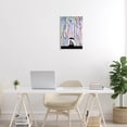 thumbnail image 2 of Modern Vivid Drip Silhouette Couple Abstract Graphic Art Unframed Art Print Wall Art, 2 of 6