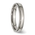 thumbnail image 4 of Titanium 4mm Beaded Edge Ring Man Wedding Classic Milgrain Beadsed  For Dad Mens  For Him, 4 of 10
