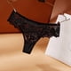 thumbnail image 3 of Gibobby Conjunto de lencería Bragas de mujer Ropa interior Tanga Lencería de encaje Cintura Sexy Tentación Íntimos(Negro G), 3 of 4