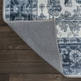 thumbnail image 5 of JONATHAN Y WASHABLE 3 x 5 Area Rug, Asa Ornate Medallion - Blue/Cream, WSH108B-3, 5 of 8