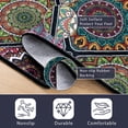 thumbnail image 6 of Findosom 2pc Boho Kitchen Rugs and Mats Set, Non Slip Washable Kitchen Runner Rug for Kitchen Floor, Farmhouse Kitchen Decor, Hallway, Entryway, Laundry Room,20"x32"+20"x47" Colorful, 6 of 8
